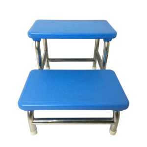 <span class=keywords><strong>Médical</strong></span> haute résistance en acier inoxydable médecin large pédale lit d'hôpital contrôle du patient Double <span class=keywords><strong>2</strong></span> couches repose-pieds tabouret deux <span class=keywords><strong>marches</strong></span> - Product Image 3