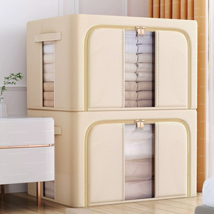 Modern Rectangle Foldable Fabric <strong>Storage</strong> Box <strong>Home</strong> <strong>Organization</strong> Essential for Folding and Storing Clothes - Product Image 4