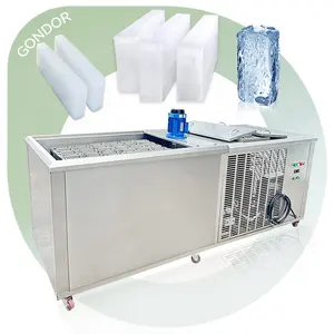 Prix de refroidissement direct transparent Big Make Guangzhou Ice Block Machine en Allemagne avec panneau solaire