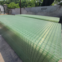 Panneau mural de grille en FRP transparent en fibre de verre translucide moulé grille en GRP garde-corps