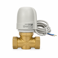 Boîtier de contrôle RF sans fil à 8 boucles pour actuateurs thermiques NC NO, thermostat de chaudière électrique RF pour système de chauffage au sol