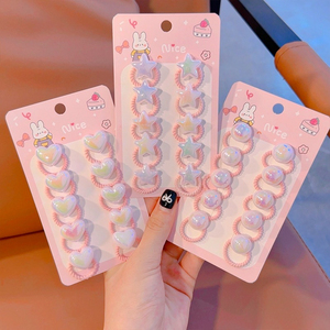 Hot Selling <b>Sweet</b> Niche Design Love <b>Heart</b> Star Shaped Hairpin Cartoon Light Luxury Women's Hairpins Fashion Headwear Wholesale - Product Image 3