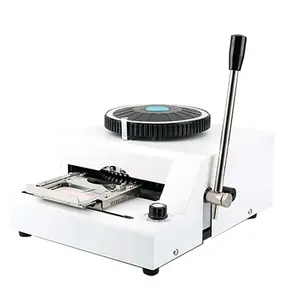 Kleine Size Handleiding Embossing Machine Embosser Voor Pvc Card Making Machine