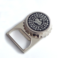 Porte-clés personnalisé en acier inoxydable Décapsuleur Epoxy Sublimation avec logo pour bière et vin Porte-clés personnalisé en métal