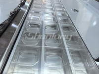 Machine automatique de thermoformage 3D pour bonbons gélifiés en boîte 3D |   Formage en ligne, soudage ultrasonique, ligne de découpe à la presse