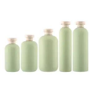 200ML/400ML HDPE Flip tappo verde peluche bottiglia di lozione per Shampoo