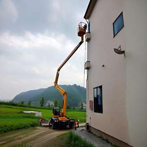 CE diesel Boom Lift hidráulico telescópico/<span class=keywords><strong>plataforma</strong></span> de elevación <span class=keywords><strong>articulada</strong></span> brazo voladizo nudillo móvil 4 ruedas motrices para nueva granja - Product Image 4