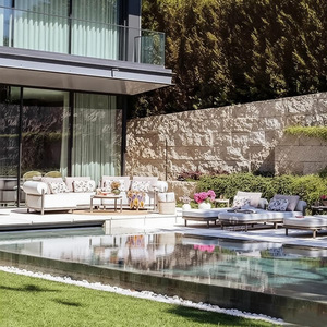Conjunto de Muebles de Jardín Estilo Nórdico, Muebles de Exterior para Ocio, Resistentes al Agua y a los Rayos UV, Sofá para Terraza o Patio - Product Image 2