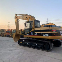 Excavatrice d'occasion CAT 320BL 20 tonnes, pelle sur chenilles hydraulique Caterpillar d'origine pour travaux de terrassement