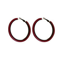 Boucles d'oreilles pendantes Maillard Style marron géométriques à motif floral, serties clos, rétro, haut de gamme, en alliage plaqué or, cadeau pour femme