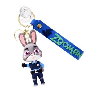 Nouveau Porte-clés en plastique Judy Nick de Zootopia, Pendentif en peluche, Décoration de sac pour couple, Vente en gros - Product Image 5