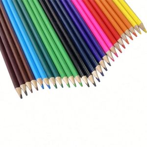 Ensemble de crayons de couleur en bois Triangle 12 couleurs, personnalisation du logo et de l'emballage acceptée, certifié EN71, vente directe d'usine - Product Image 3