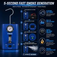 Détecteur de fuite de fumée automobile UDIAG ALT400, localisateur de fuite EVAP, pompe intégrée, détection rapide en 5 secondes, double mode, 12V SAE pour voiture, camion, tuyauterie