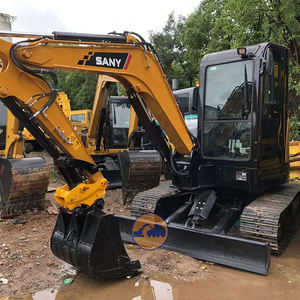 Escavatore Mini Sany SY50U Usato da 5 Tonnellate con Rotazione a Raggio Zero, Motore Yanmar, Cingoli in Gomma, Macchinario per Movimento Terra e Costruzioni - Product Image 4