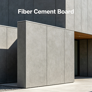 Panneau mural en fibro-<span class=keywords><strong>ciment</strong></span> gaufré de haute qualité, imperméable et ignifuge, pour extérieurs et cloisons d'hôtels - Product Image 1