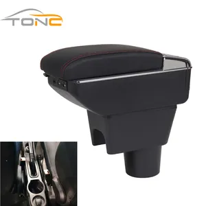 TONC For Renault DUSTER Multifunctional Car Seat Armrest Box Center Console Storage Box with Cup Holder Car Accessories