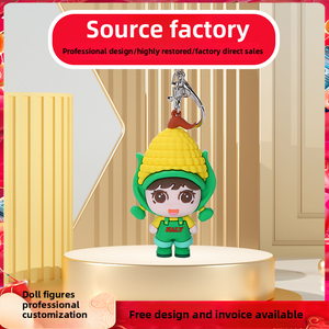 Tùy Chỉnh Ba Chiều PVC Mềm Cao Su Mặt Dây Chuyền 3D Silicone Búp Bê Hình Keychain Đồ Chơi Tùy Chỉnh Anime Keychain Đồ Chơi - Product Image 5