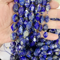 Nouvelles perles lâches 100 % naturelles taillées à la main en Morganite, Lapis Lazuli, Pierre du Soleil et Amazonite, forme ovale facettée, collection Tactful 2024