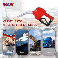 Outil de ravitaillement ergonomique à corps compact MSN, 60 L/min, 1 ou 2 entrées pour différents types de carburant, buse automatique