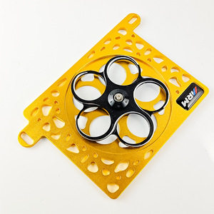 Qiangye Protector de Rejilla para Radiador de Motocicleta, Protector de Aspas de Ventilador, Color Dorado, Accesorio de Modificación - Product Image 2