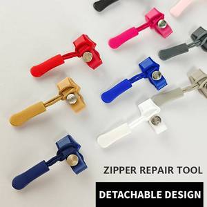 New Design 5# Zipper Restorer High Quality <strong>Zip</strong> Slider <strong>Replacement</strong> Instant Zipper Universal Fix Zipper Repair Kit - Product Image 2