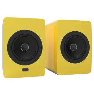 Heavy Weight and High-end Solid Wooden Active Bookshelf Speakers Designed Specifically for High-definition Home Theaters System