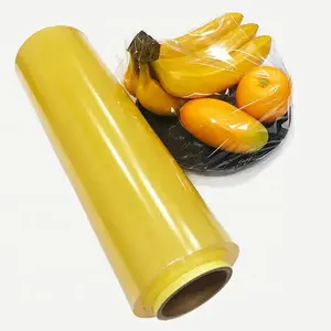 Ce Certificated Approved Clear Wrap Film Pvc Lamination Stretch Cling Shrink Roll Pvc Films For Food Packing