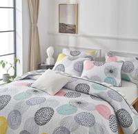 Vente en gros de draps de lit en coton jacquard imprimé Sabanas