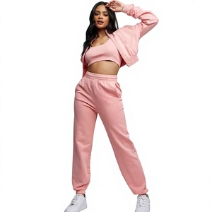 Combinaison à capuche bleu marine pour femme, manches longues, taille haute, coupe ample, longueur intégrale, couleur unie, tricotée, décontractée, toutes saisons - Product Image 1