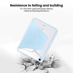 เคสแท็บเล็ตแบบหมุนได้รุ่นใหม่ล่าสุดสำหรับ <span class=keywords><strong>iPad</strong></span> พร้อมแท่นวาง ที่รองรับการใช้งานแบบแยกส่วน  แบบสัมผัสได้  ใช้ได้กับแท็บเล็ตทั่วไป  ฝาหลัง  ปลอกหุ้มแท็บเล็ต - Product Image 6