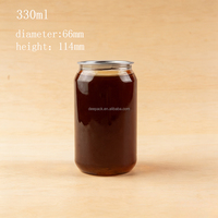 Venta al por mayor de fábrica: Tapa de aluminio para latas de plástico, vaso de plástico transparente de 16 oz para bebidas.