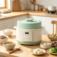 Cuisinière à pression électrique standard avec panneau numérique, plusieurs préréglages, cuve intérieure antiadhésive pour la cuisine à domicile