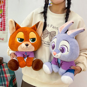 Peluche Grande Morbido 35-60cm all'Ingrosso, Giocattolo a Forma di Coniglio o Volpe con Stampa 3D in Rilievo, Cuscino Abbraccio per Bambine - Product Image 3