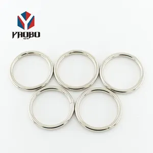 Fashion High Quality Bag Accessory O Ring Strap Round Belt Buckle 60mm Metal Large Round O Ring