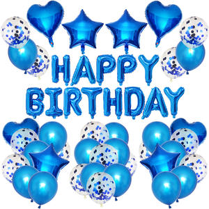 Happy Set Gold Party Supplies Kit <span class=keywords><strong>de</strong></span> <span class=keywords><strong>cuarentena</strong></span> <span class=keywords><strong>de</strong></span> distanciamiento social Rose Incluido Banner Globos Confeti Foil Decoraciones <span class=keywords><strong>de</strong></span> cumpleaños - Product Image 2