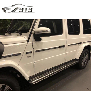 G-Wagon W464 materiale in acciaio inossidabile pedana laterale per W463a G500 G550 G63 pedana 2018-2022 anni Car Black Siver Board Pads - Product Image 3