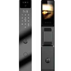 <span class=keywords><strong>Serrure</strong></span> Intelligente <span class=keywords><strong>à</strong></span> Reconnaissance d'Empreintes Digitales, de Veines Palmaires, de Visage 3D et de Mot de Passe, Antivol, en Alliage d'Aluminium, <span class=keywords><strong>pour</strong></span> Portes d'Entrée Cloud - Product Image 2