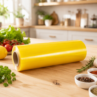 Emballage de film alimentaire en PVC transparent bon marché de haute qualité Super emballage alimentaire 45cm fabricants d'emballage de boîte de couleur en rouleau Jumbo