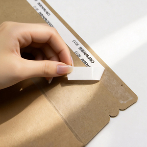 Enveloppes miniatures écologiques personnalisées, sachets auto-adhésifs pour petites cartes et pièces de monnaie, promotion et utilisation en épicerie, vente en gros avec votre logo - Product Image 5