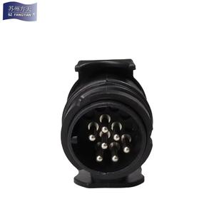 Adaptador de conector de <span class=keywords><strong>remolque</strong></span> de 12 y <span class=keywords><strong>13</strong></span> V Pines, cambio a 7 pines, con <span class=keywords><strong>enchufe</strong></span> de <span class=keywords><strong>remolque</strong></span> de metal de <span class=keywords><strong>13</strong></span> vías - Product Image 4