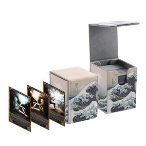 OEM ODM Langlebige Luxuriöse Maßgefertigte Tragbare Umweltfreundliche PU-Leder Commander Deck Box <span class=keywords><strong>Tarot</strong></span> Yugioh TCG - Product Image 1