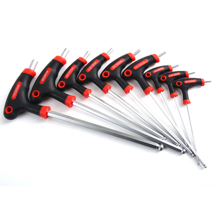 Chuyên nghiệp cấp công nghiệp cánh tay dài Allen Hex chìa khóa cờ lê cờ lê thiết lập đa kích cỡ Torx bóng phẳng End t xử lý Metric trox - Product Image 2