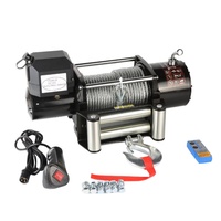 Palan à treuil électrique 12v 24v 2000-20000lb avec télécommande pour 4x4 Autos Bateaux Camions Tracteurs Grues