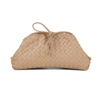 Nuevo Bolso Grande Tipo Nube 2026, Bolso de Mano de PU Tejido a Mano, Elegante y de Alta Gama, Gran Capacidad, Bolso de Noche con Cierre Magnético, Transfronterizo