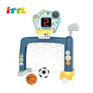ITTL spor oyunu top oyuncaklar çocuk basketbolu standı Hoop oyun kapalı açık futbol oyuncak