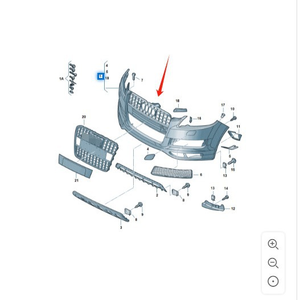 Thích hợp cho cản trước của Q7 2012, Mã phụ tùng 4L0 807 105 M - Product Image 4