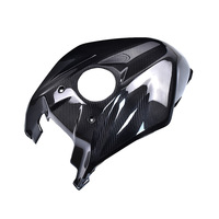 Couvre-réservoir de moto en fibre de carbone véritable 3K de haute qualité 2018+, accessoire de modification adapté à la Yamaha MT07