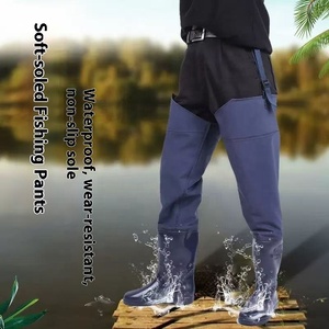 Pantalones de pesca antideslizantes y resistentes al desgaste, adecuados para la acuicultura, la captura de peces y el trasplante de arroz. - Product Image 4