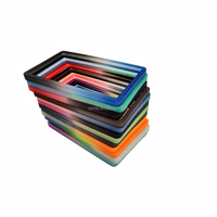 Étuis Holographiques Multicolores en TPU Anti-RFID pour Passeport et Cartes de Crédit 35pt – Style Tendance, Souples et Flexibles, Sans Fermeture