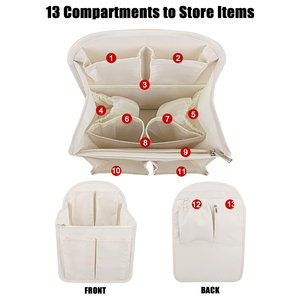 Custom Backpack Organizer <strong>Insert</strong> Big <strong>Bag</strong> Divider for Rucksack Purse Lightweight Nylon Shoulder <strong>Bag</strong> <strong>Organiser</strong> <strong>Insert</strong> - Product Image 4